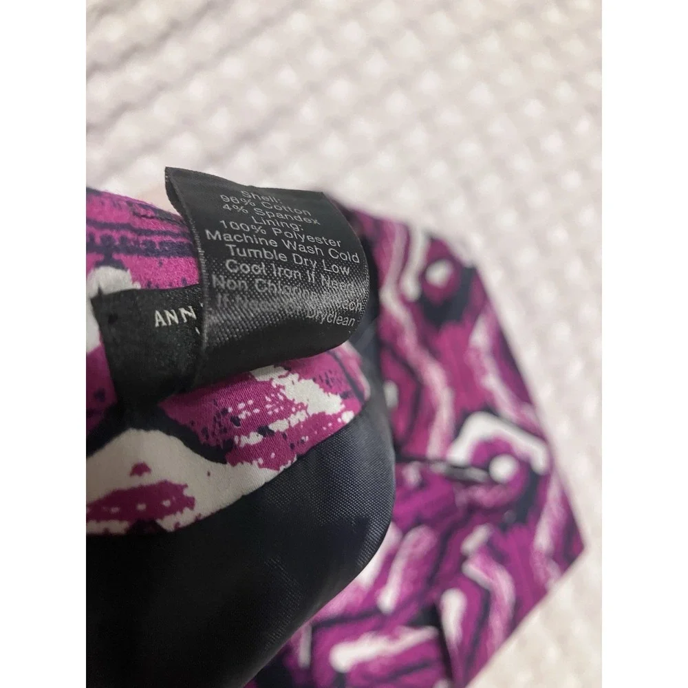 New Ann Taylor‎ Loft Women's Size 6P Geometric Print Pencil Career Skirt
